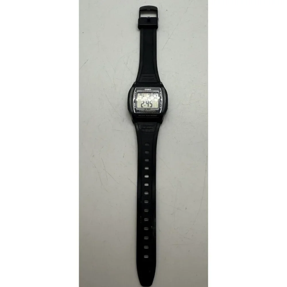 Casio Illuminator 2879 W-201 Digital Alarm Chronograph Dual Time Calendar Watch